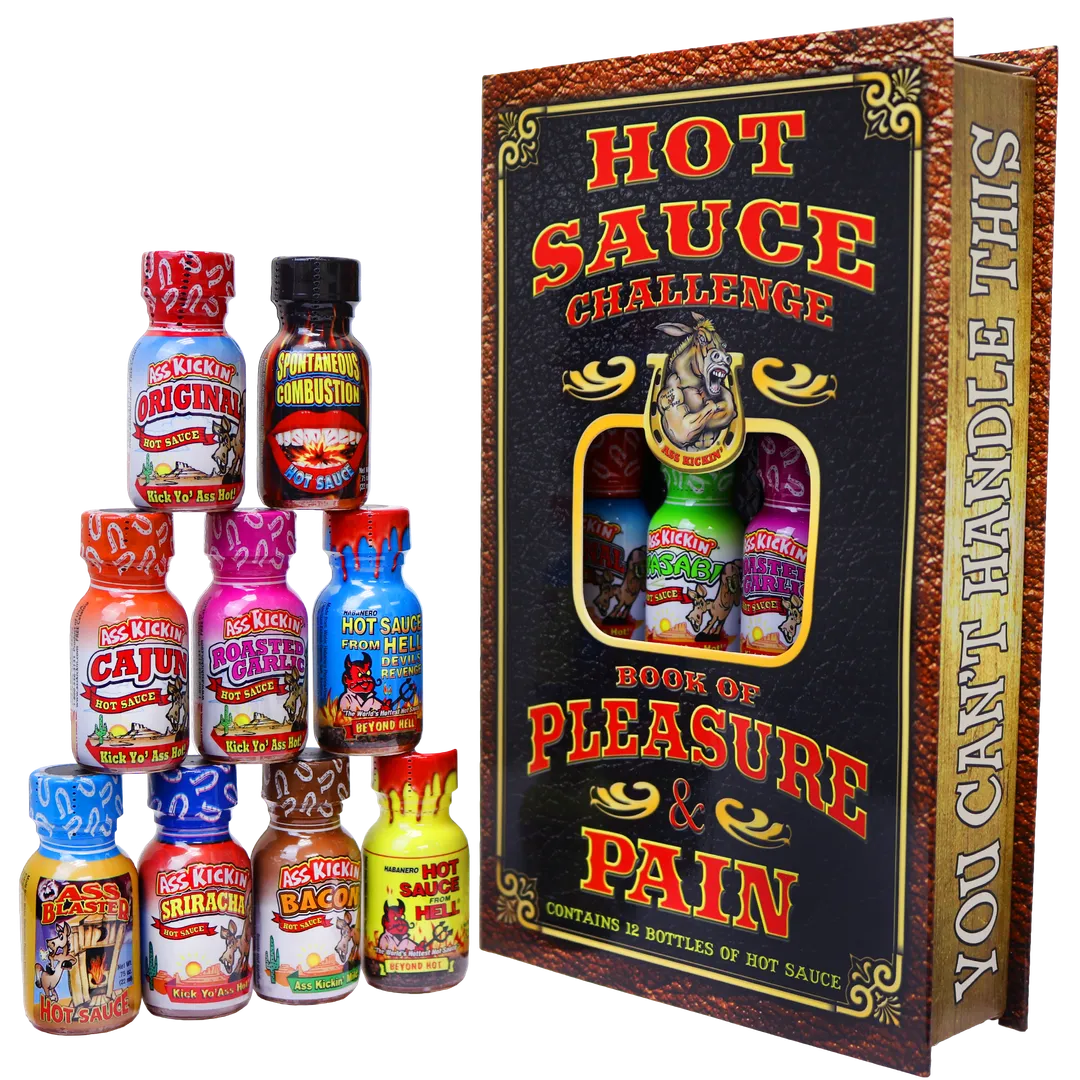 Hot Sauce Challenge Book of Pleasure  Pain