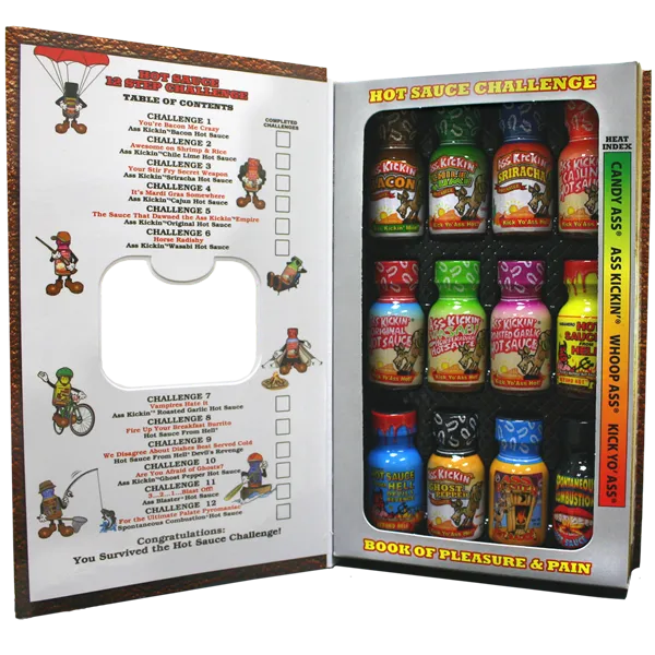 Hot Sauce Challenge Book of Pleasure  Pain