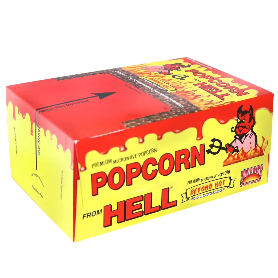 Premium Microwave Popcorn from Hell - Spicy Garlic Popcorn