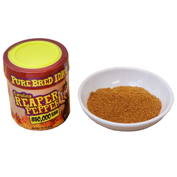 Pure Bred Idiot Pure Ground Carolina Reaper Pepper
