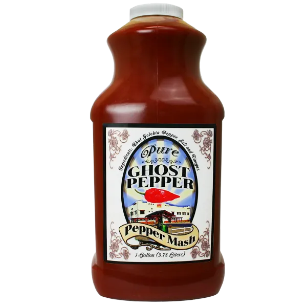 Pure Ghost Pepper Mash Puree – 1 Gallon