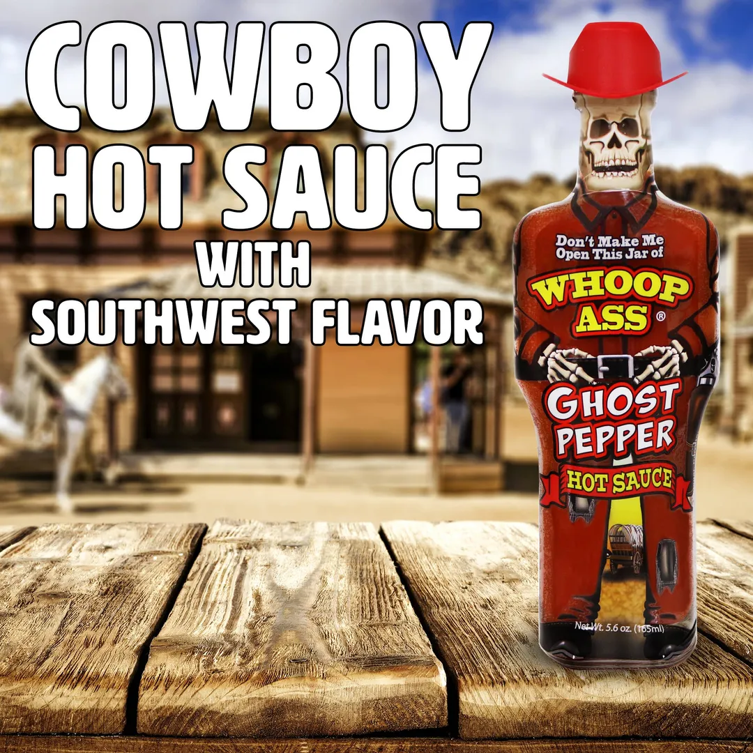 Whoop Ass Ghost Pepper Hot Sauce