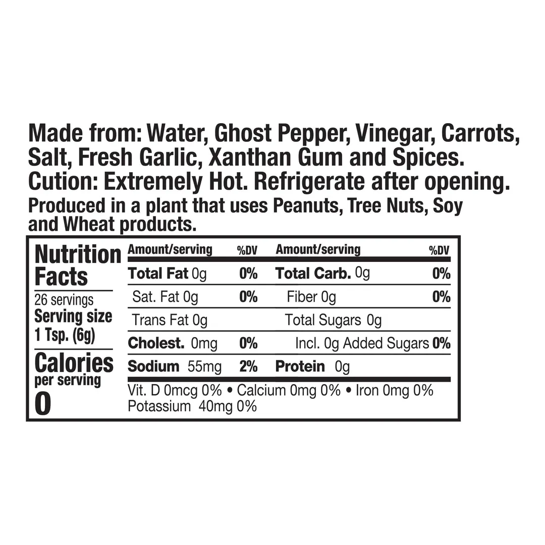 Whoop Ass Ghost Pepper Hot Sauce