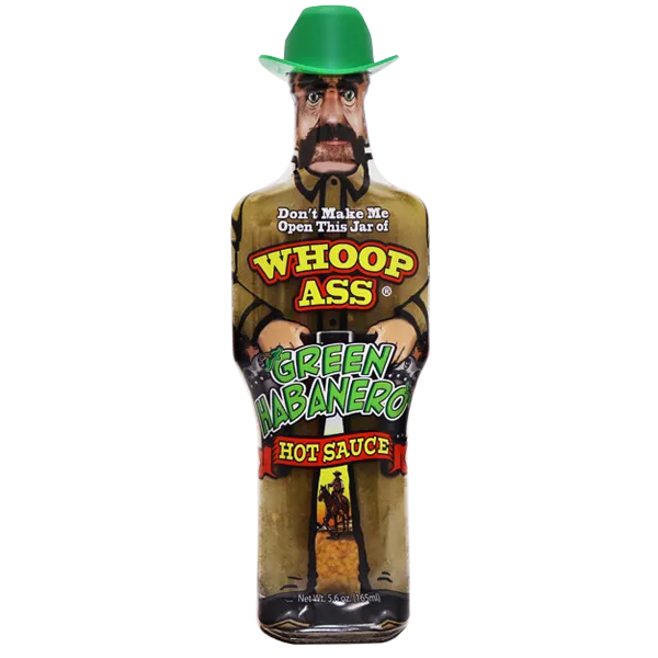 Whoop Ass Green Habanero Hot Sauce