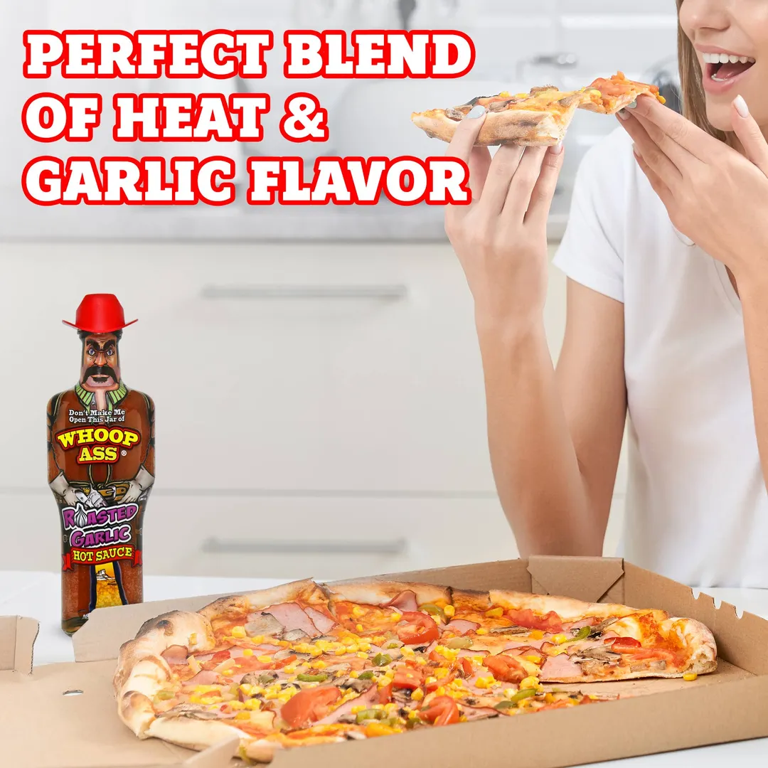 Whoop Ass Roasted Garlic Hot Sauce