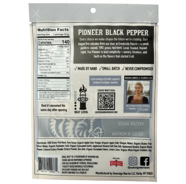 Pioneer - Black Pepper Bison Bites