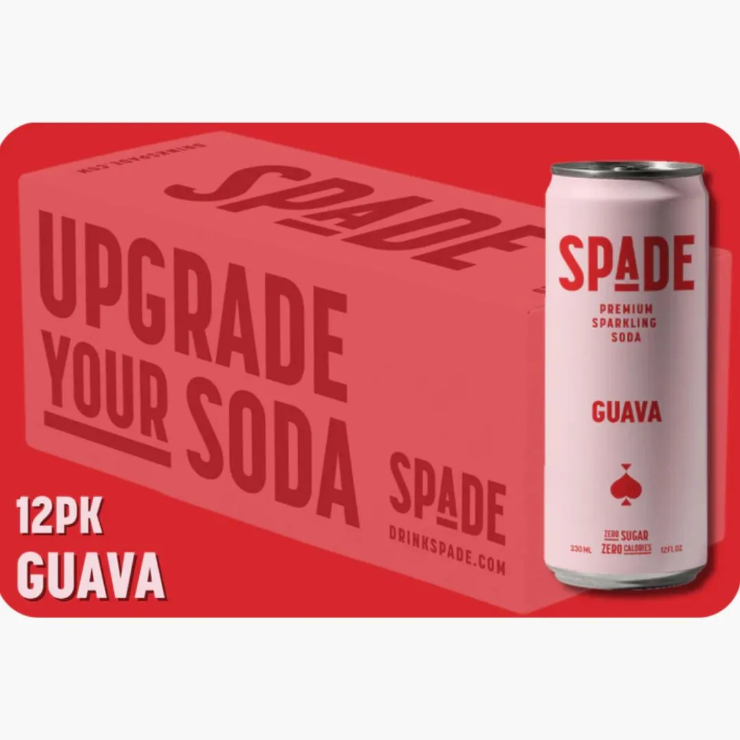 Spade Soda - Guava 12PK