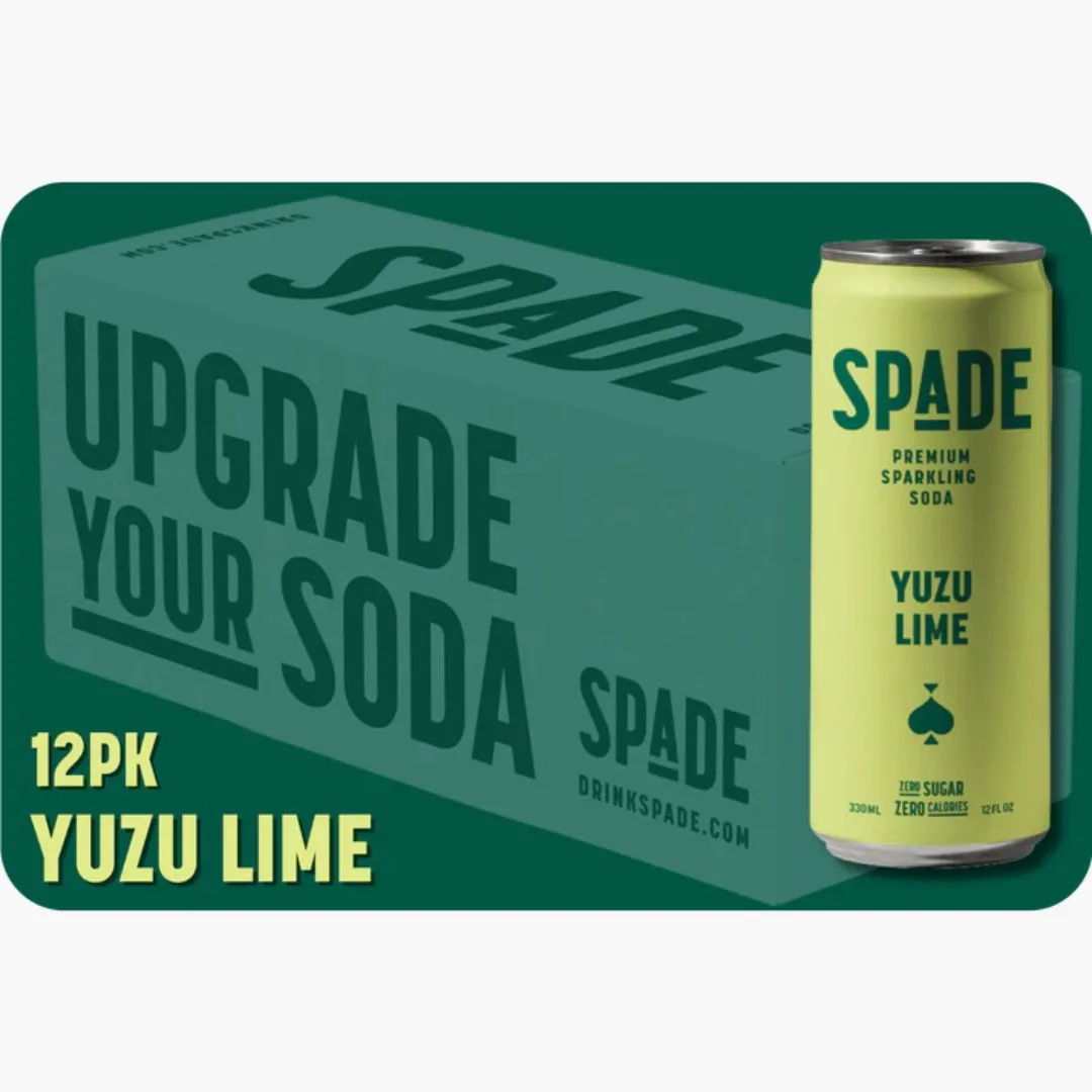 Spade Soda - Yuzu Lime 12PK