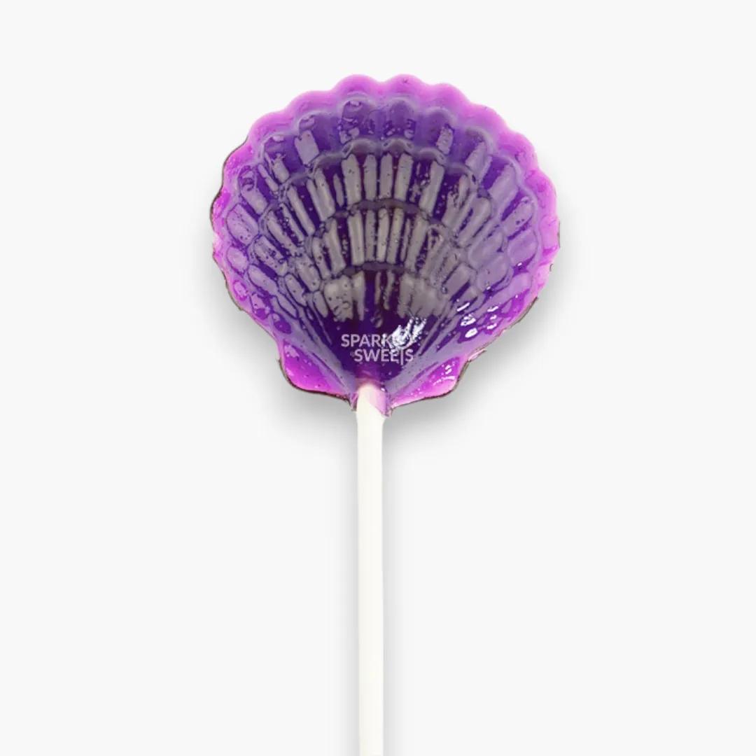 Clam Shell Lollipops - 2.2" (Color Mix)