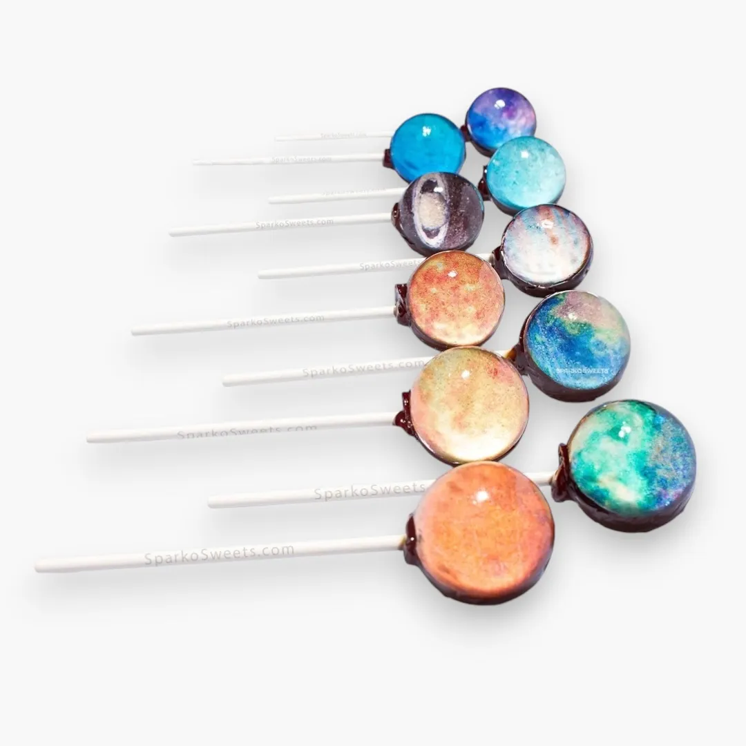 Galaxy Lollipops Planet Designs