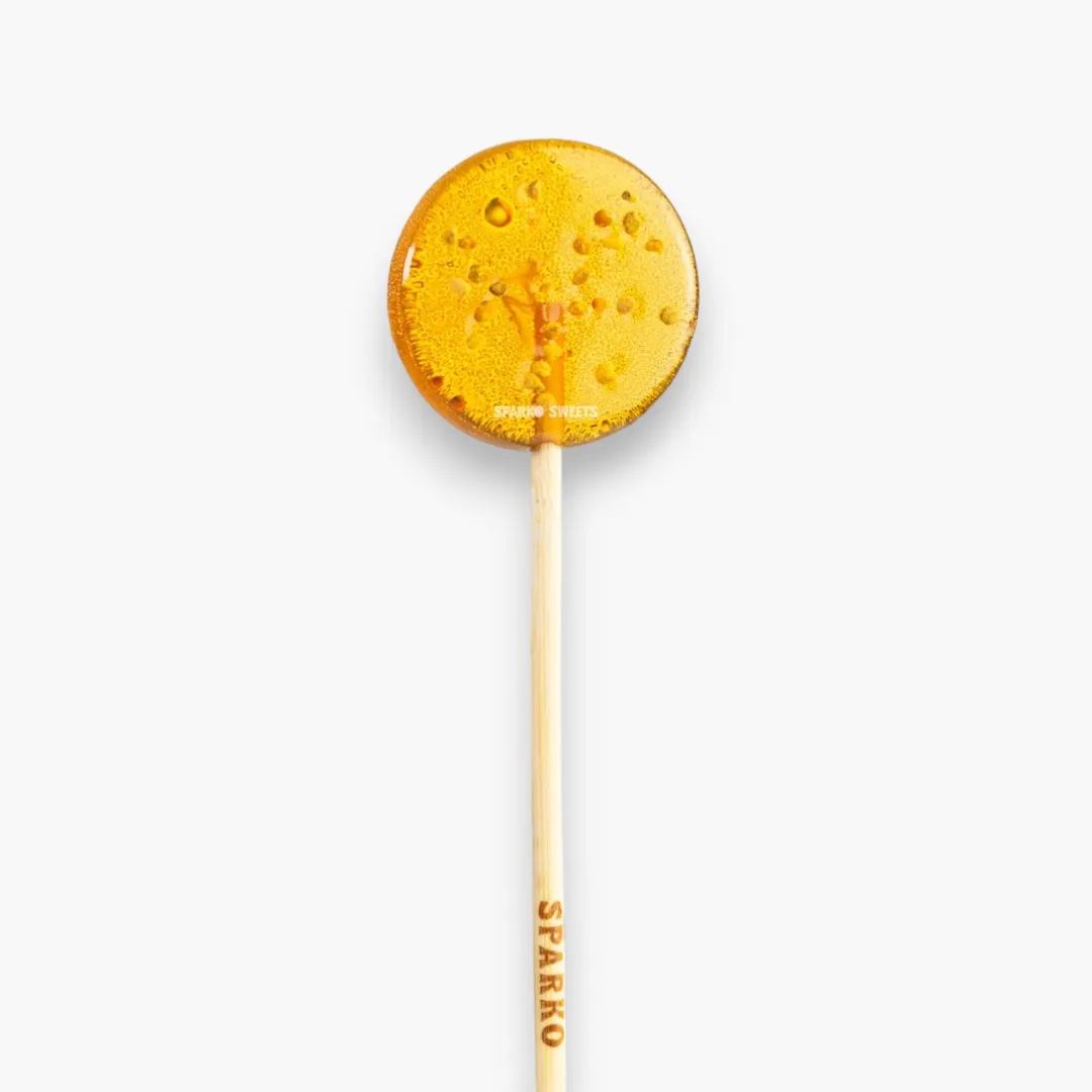 Honey Bee Pollen Lollipops - 1.7"