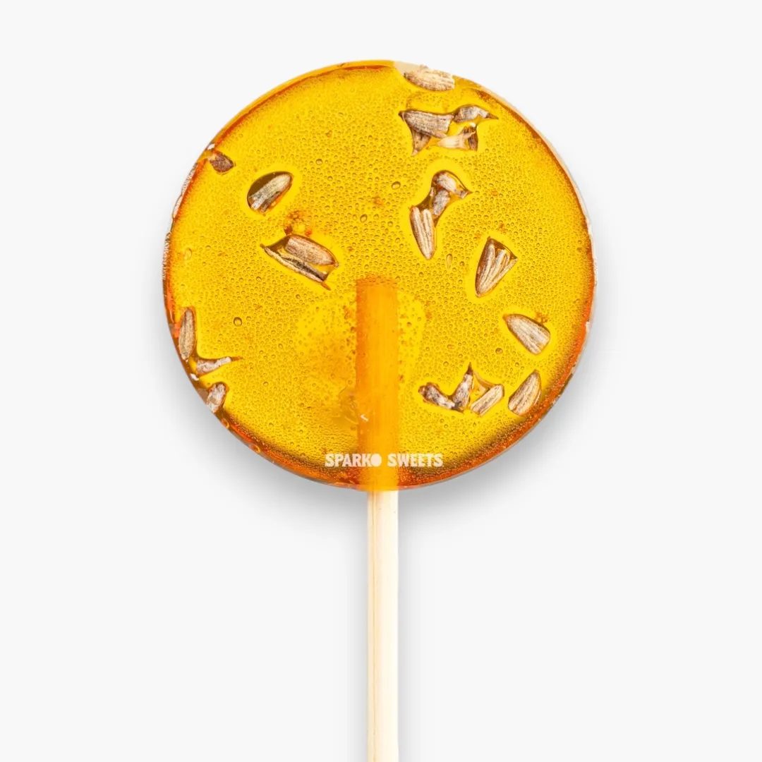 Honey Lavender Tea Lollipops - 1.7"