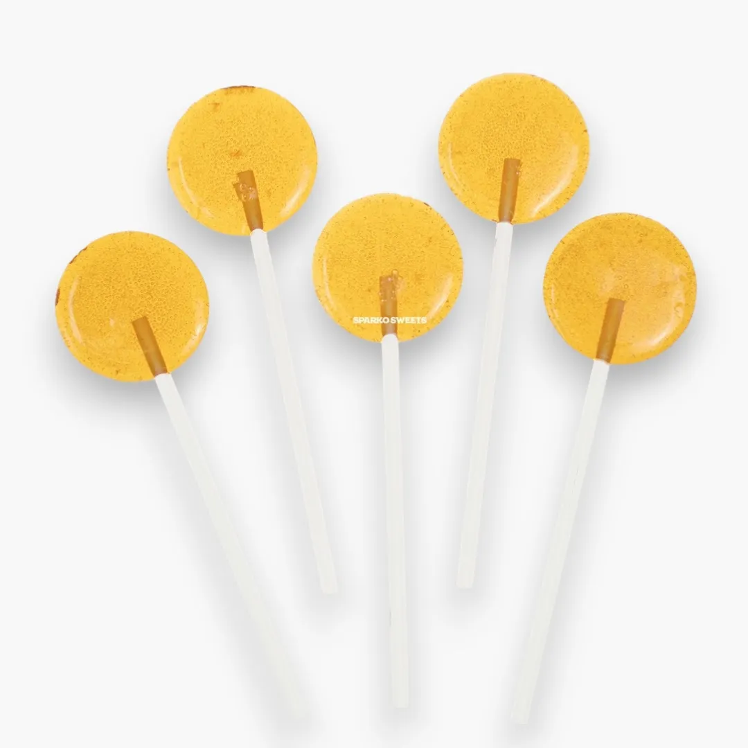 Honey Mini Lollipops - 1.4" Round