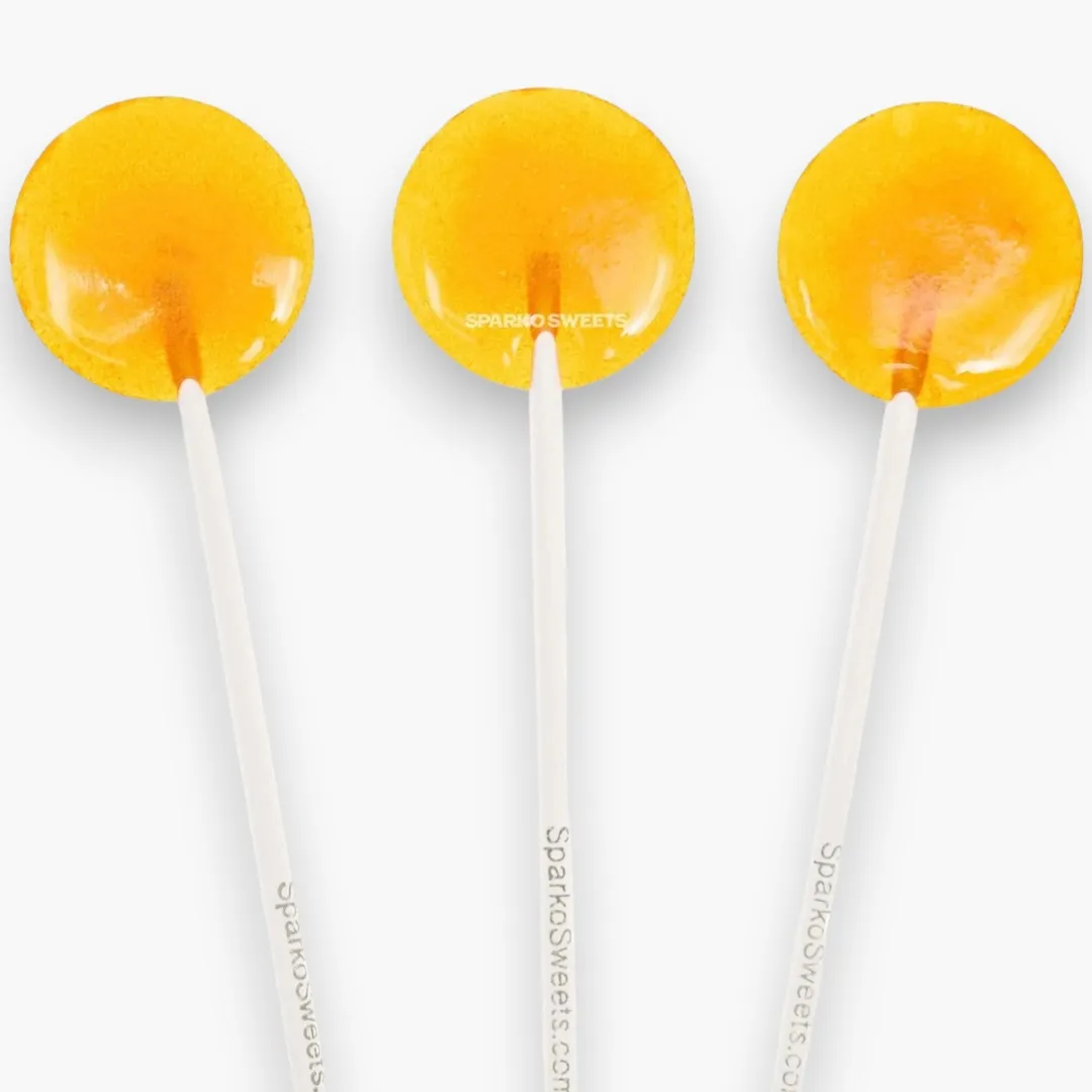 Honey Mini Lollipops - 1.4" Round