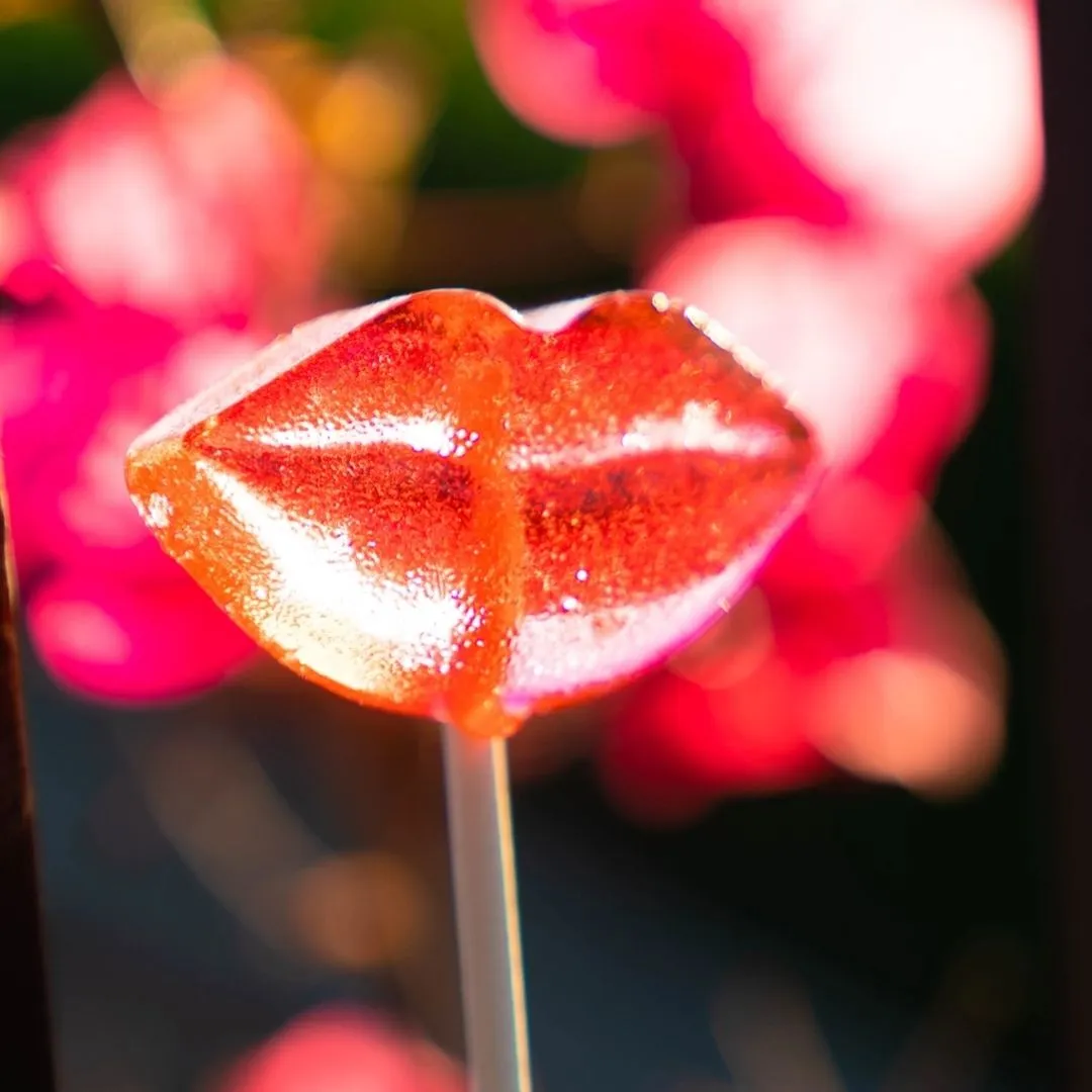 Lip Lollipops - 2.5" (Red)