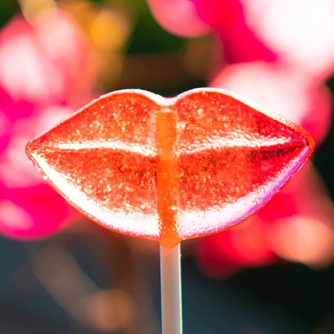 Lip Lollipops - 2.5" (Red)