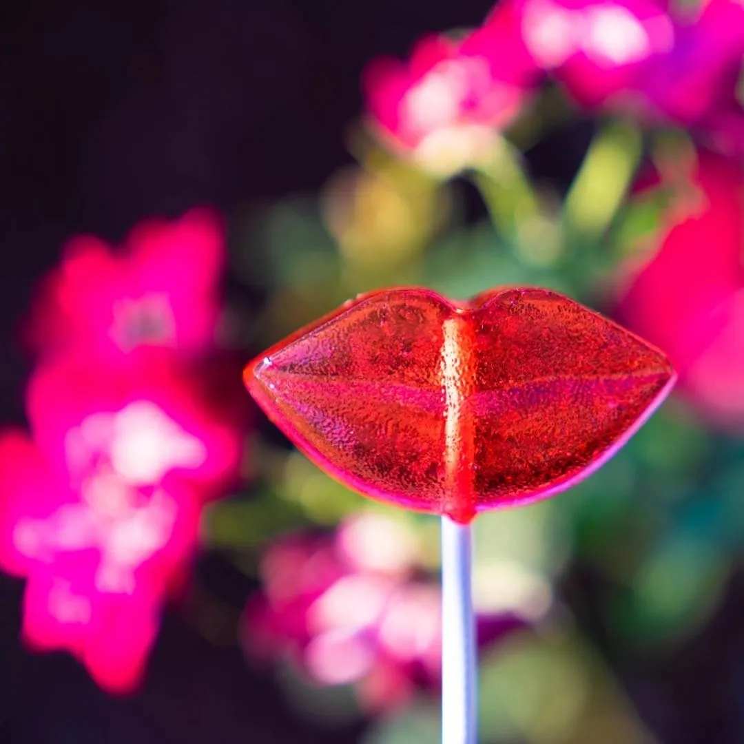 Lip Sugar Free Lollipops - 2.5" (Pink)