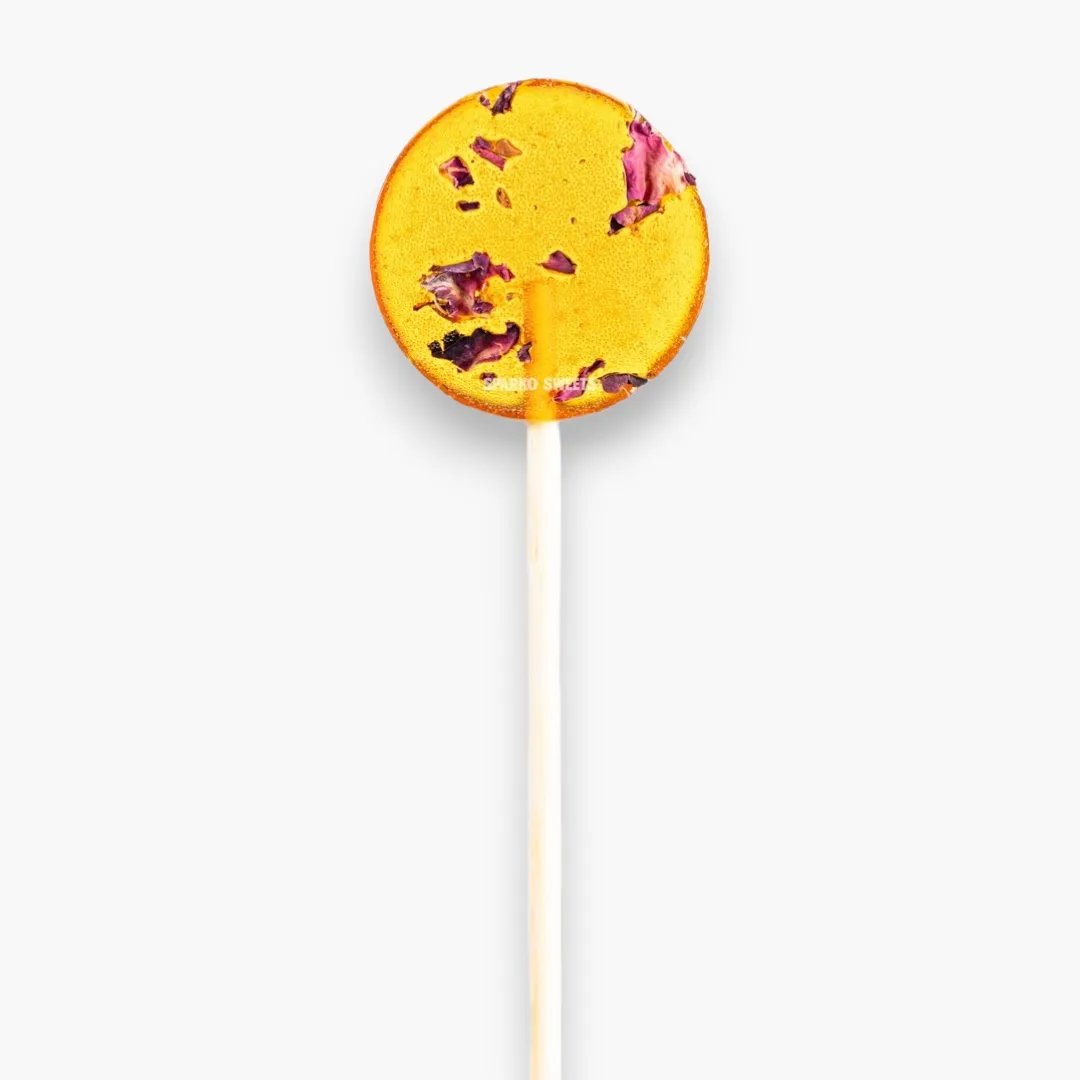 Natural Pops Honey Rose Lollipops - 1.7"