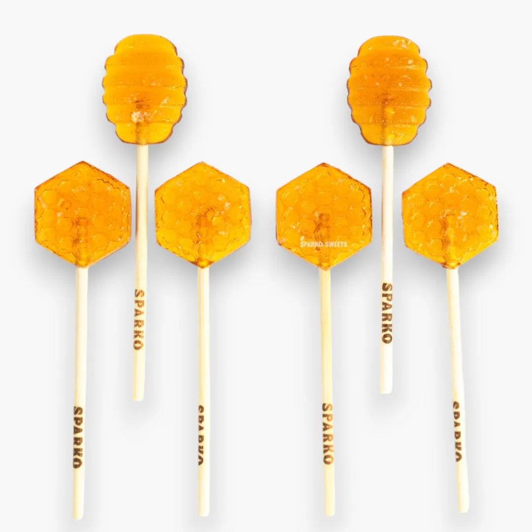 Sea Salt Honey Dipper Lollipops - 1.5"