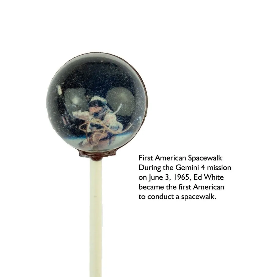 Sugar Free Galaxy Lollipops - Nasa Gemini Designs