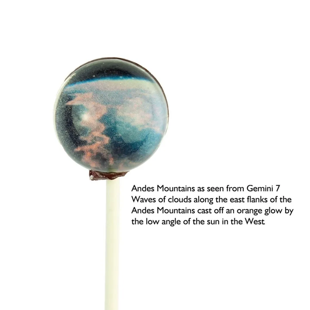 Sugar Free Galaxy Lollipops - Nasa Gemini Designs