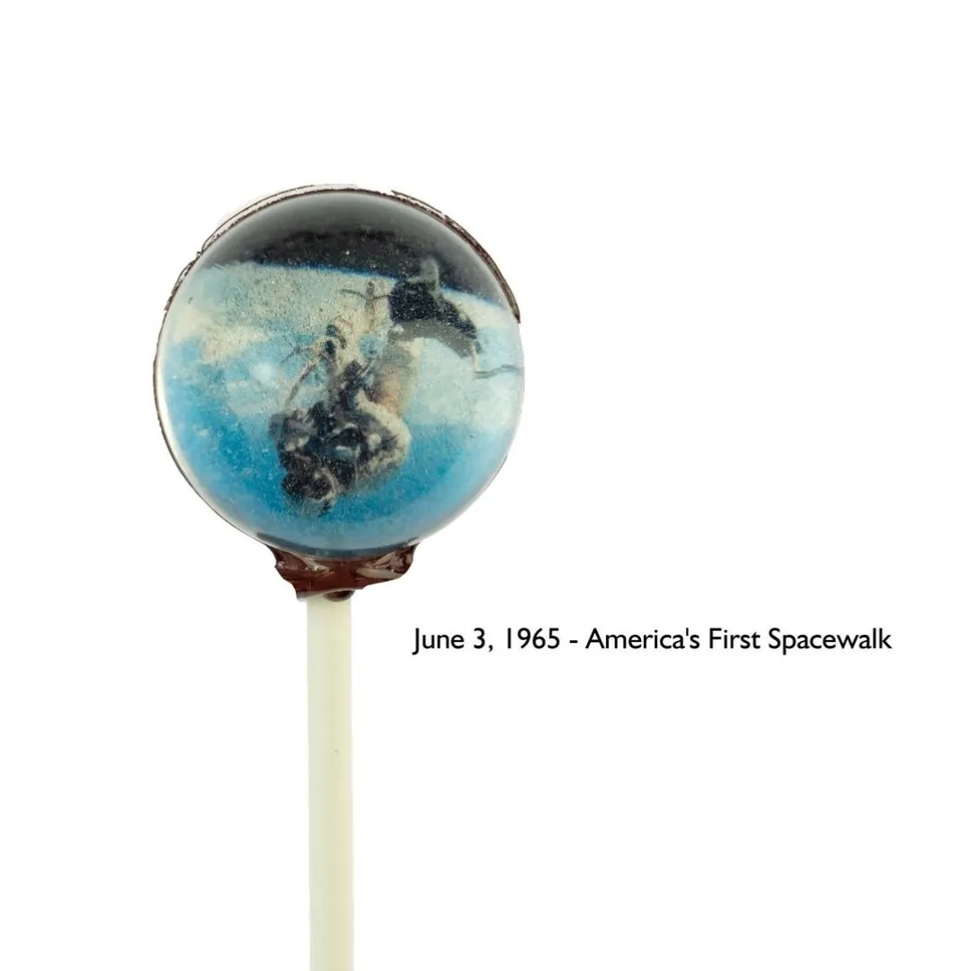 Sugar Free Galaxy Lollipops - Nasa Gemini Designs