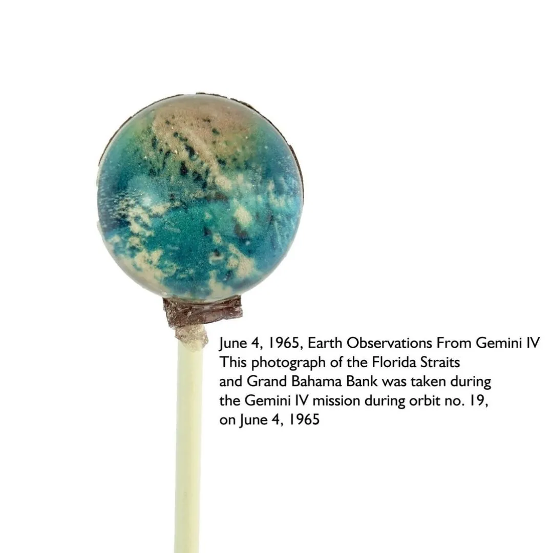 Sugar Free Galaxy Lollipops - Nasa Gemini Designs