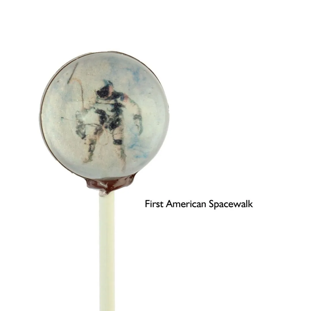 Sugar Free Galaxy Lollipops - Nasa Gemini Designs