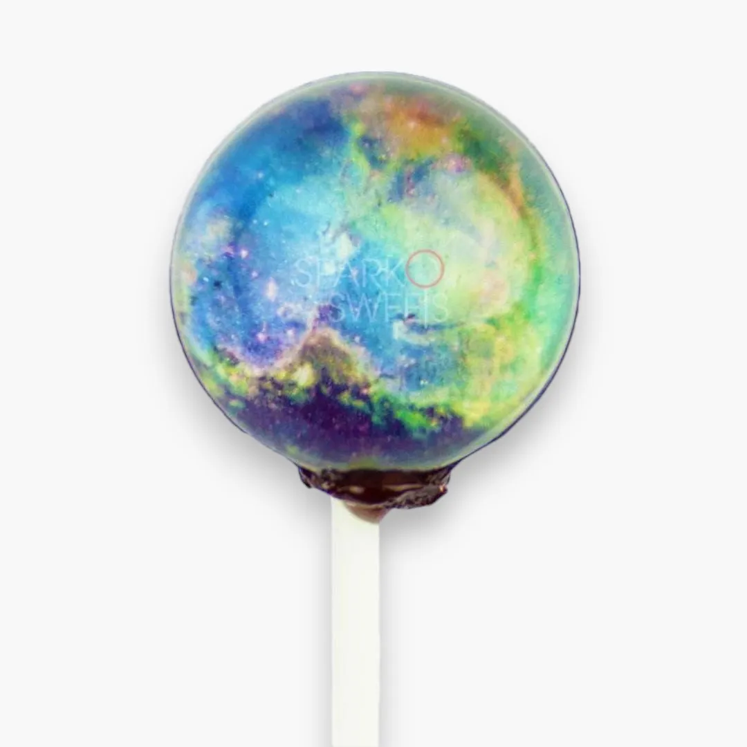 Sugar Free Galaxy Lollipops - Nebula Designs