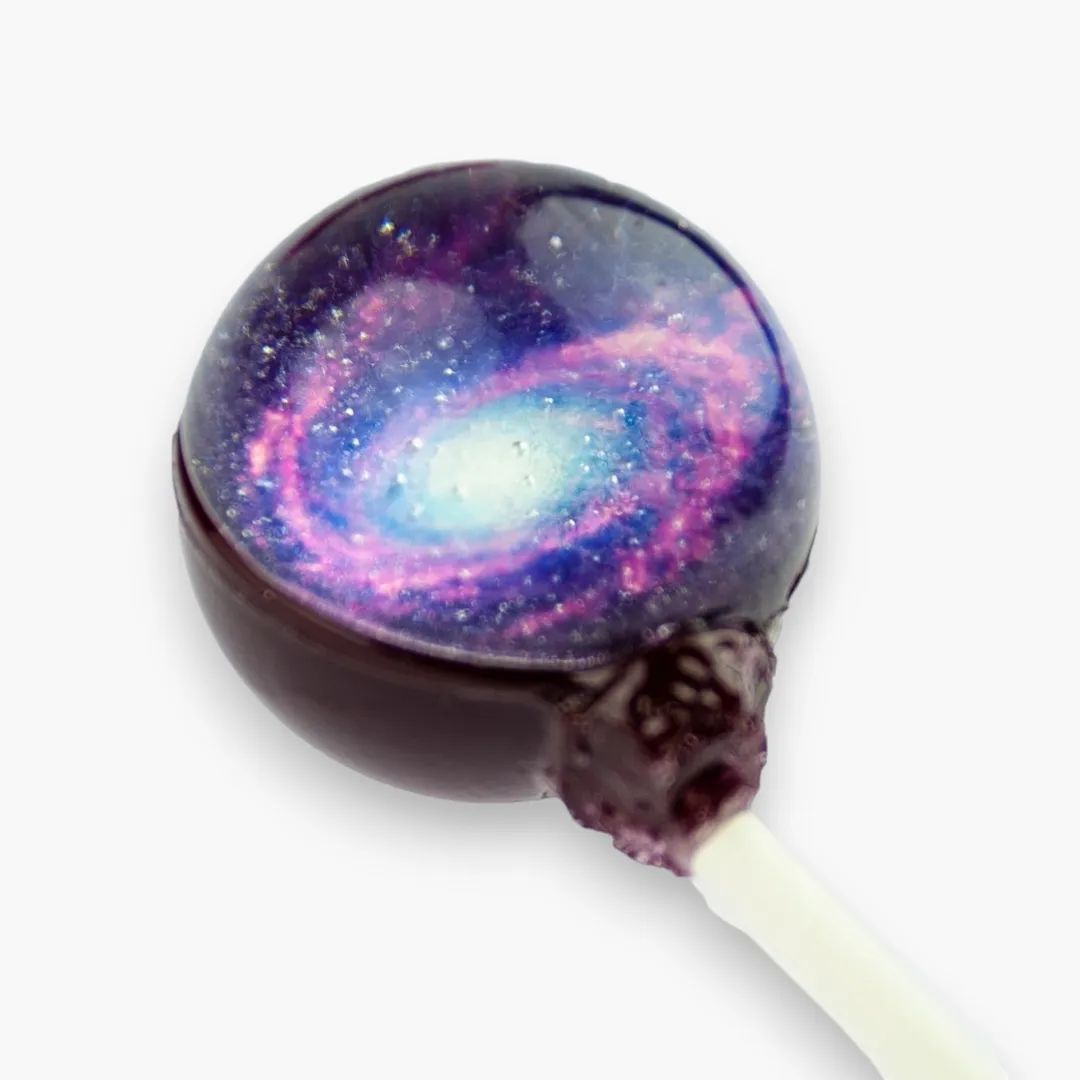 Sugar Free Galaxy Lollipops - Spiral Designs