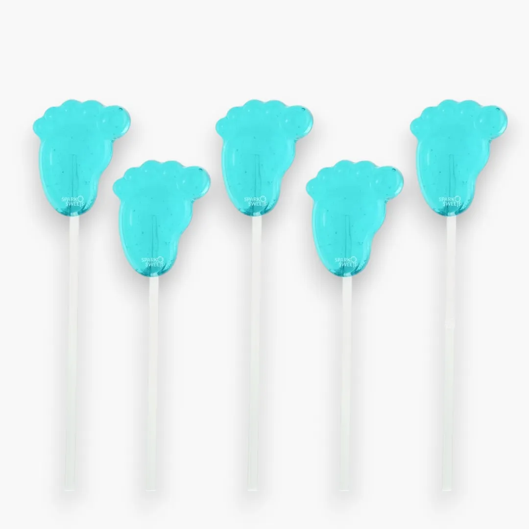 Twinkle Pops Baby Feet Long-Stem Lollipops (Color Mix)