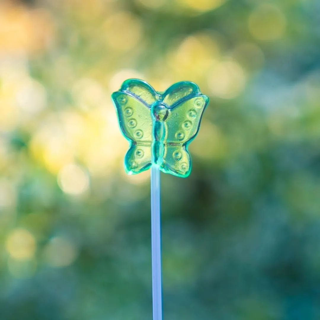 Twinkle Pops Butterfly Long-Stem Lollipops (Yellow)