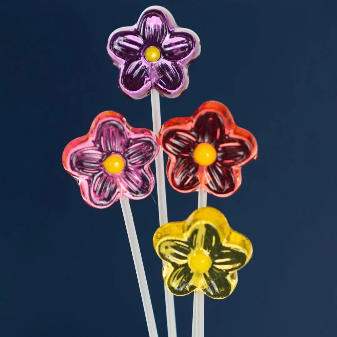 Twinkle Pops Daisy Long-Stem Lollipops (Green)
