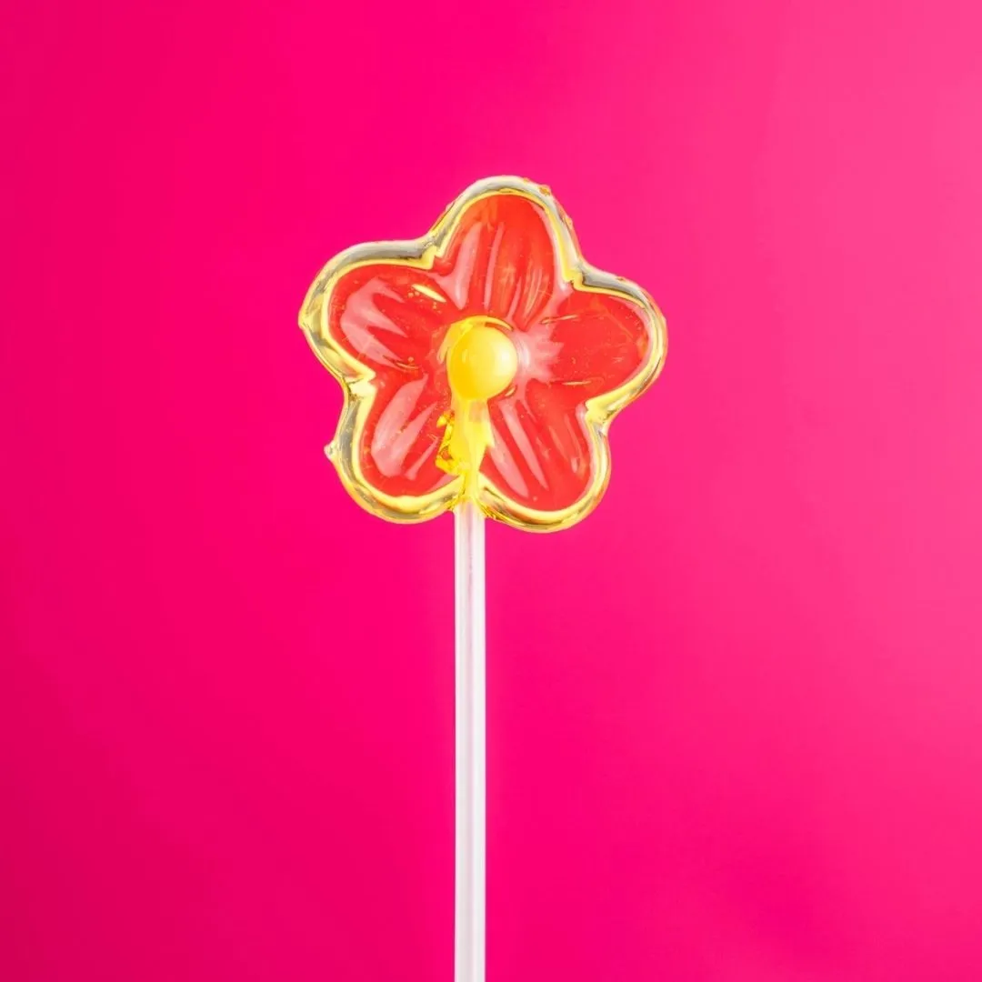 Twinkle Pops Daisy Long-Stem Lollipops (Green)