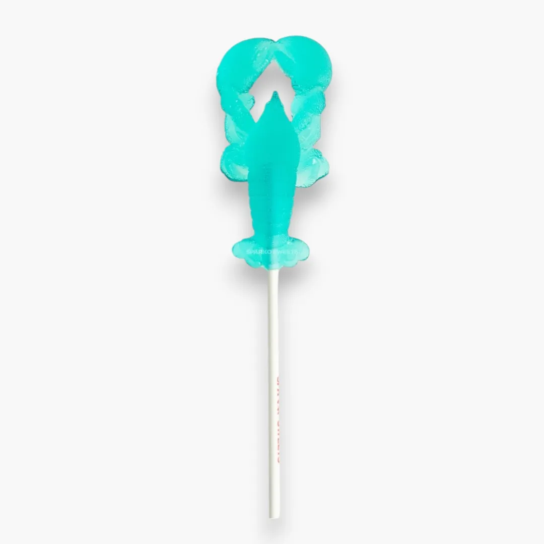 Watermelon Red Lobster Lollipops - 3.5" (Blue)