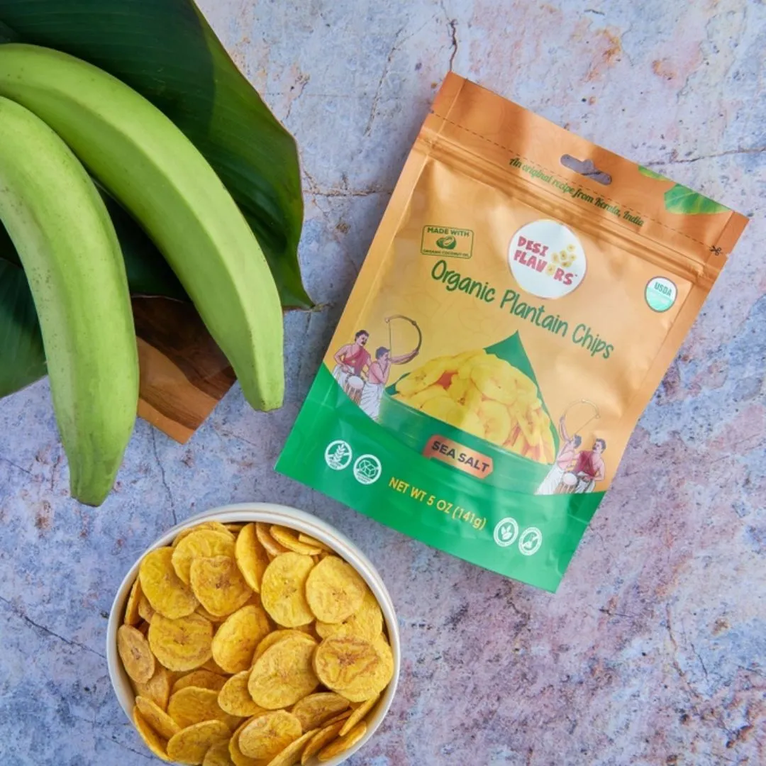 Sea-Salt Plantain Chips