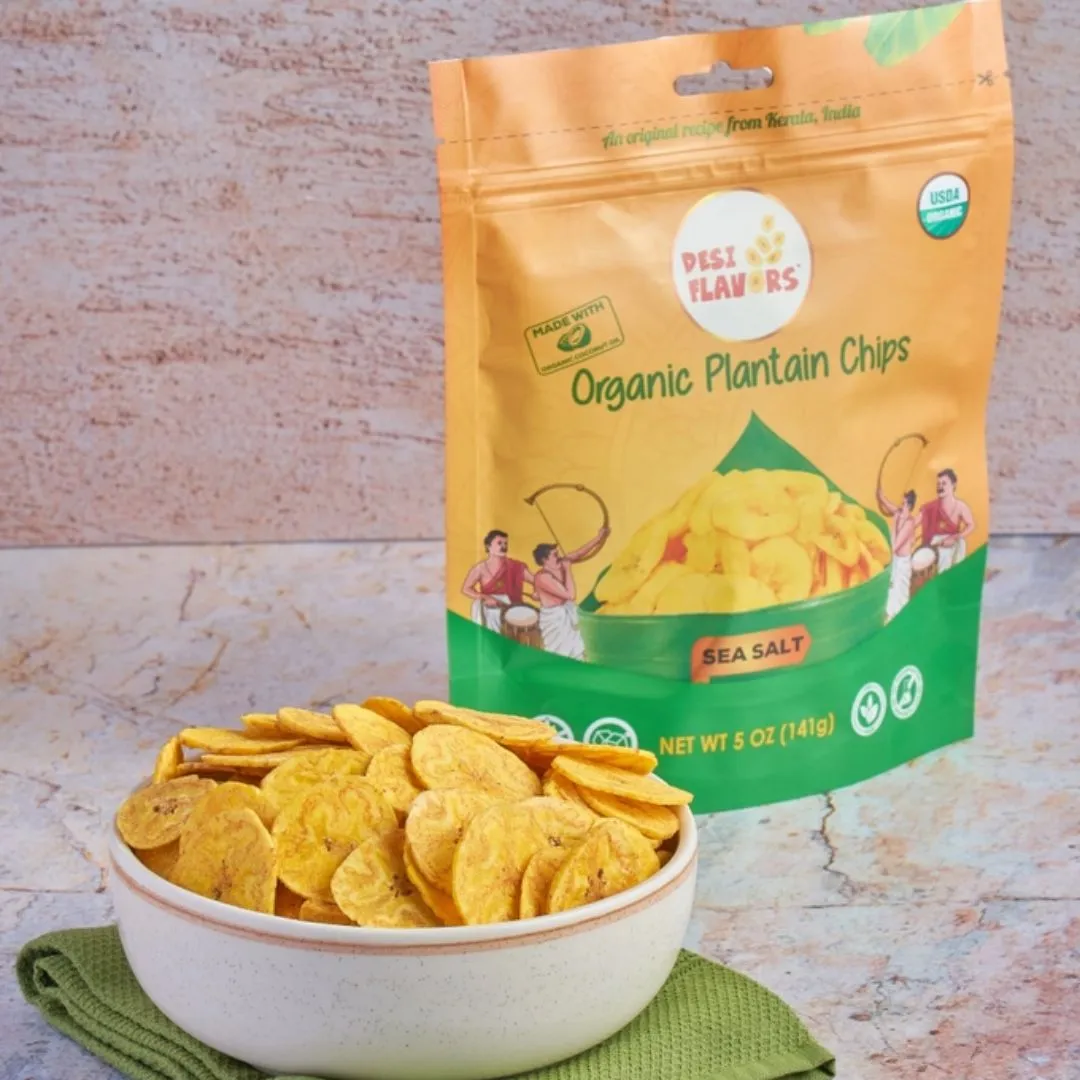 Sea-Salt Plantain Chips