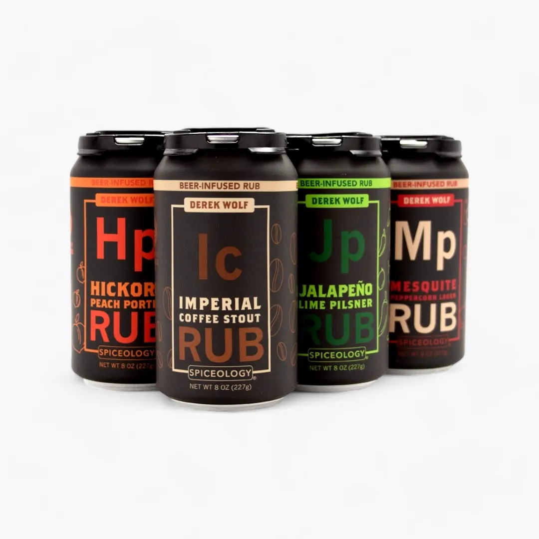 6 Pack Beer Rub Sampler