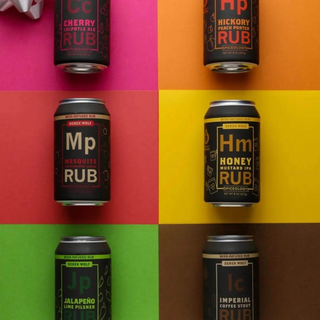 6 Pack Beer Rub Sampler