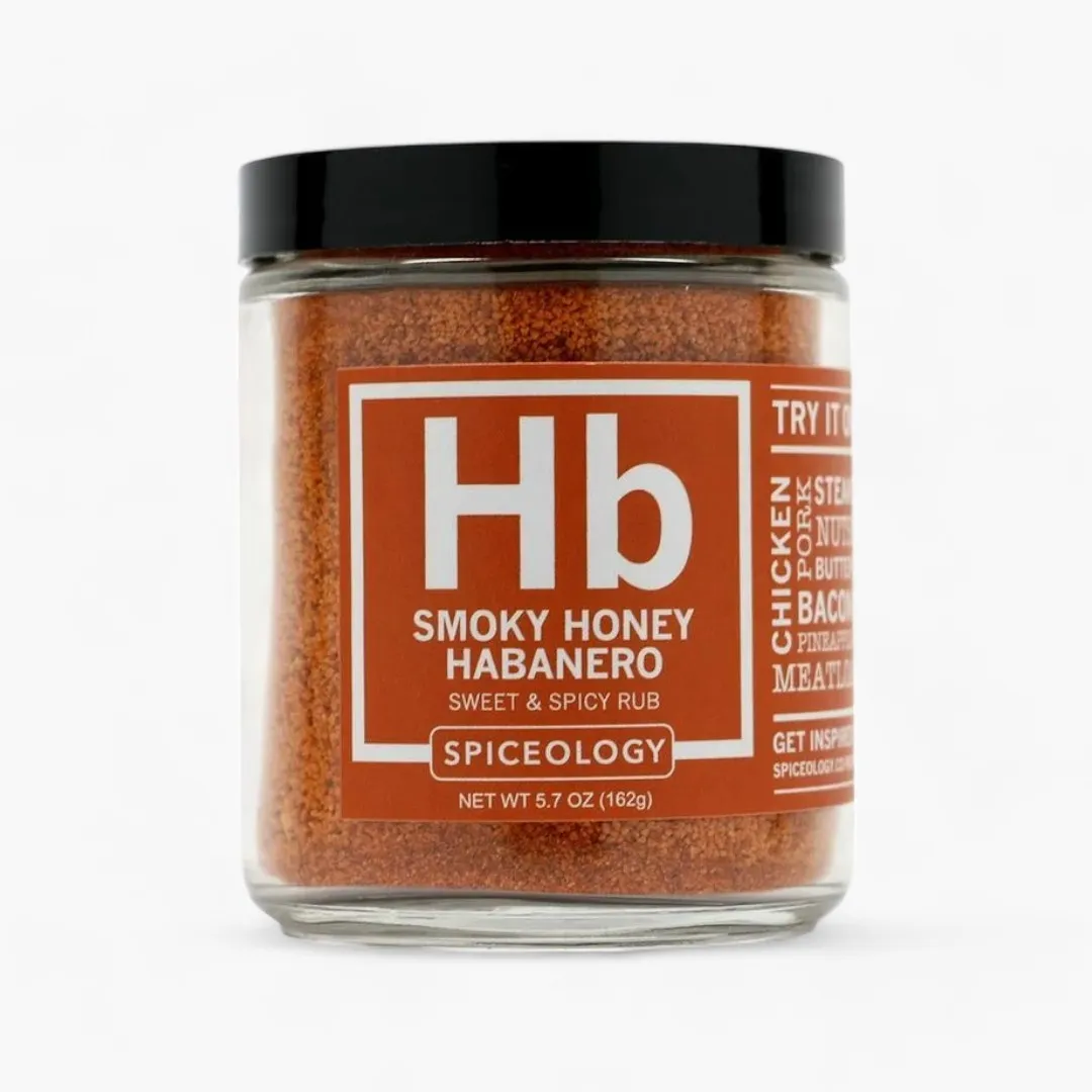 Bbq Rub Gift Set | 8 Glass Jars