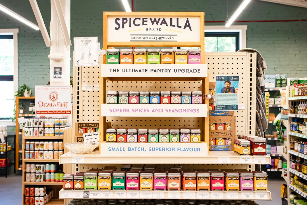 Spicewalla Wood Countertop Display Unit - Small