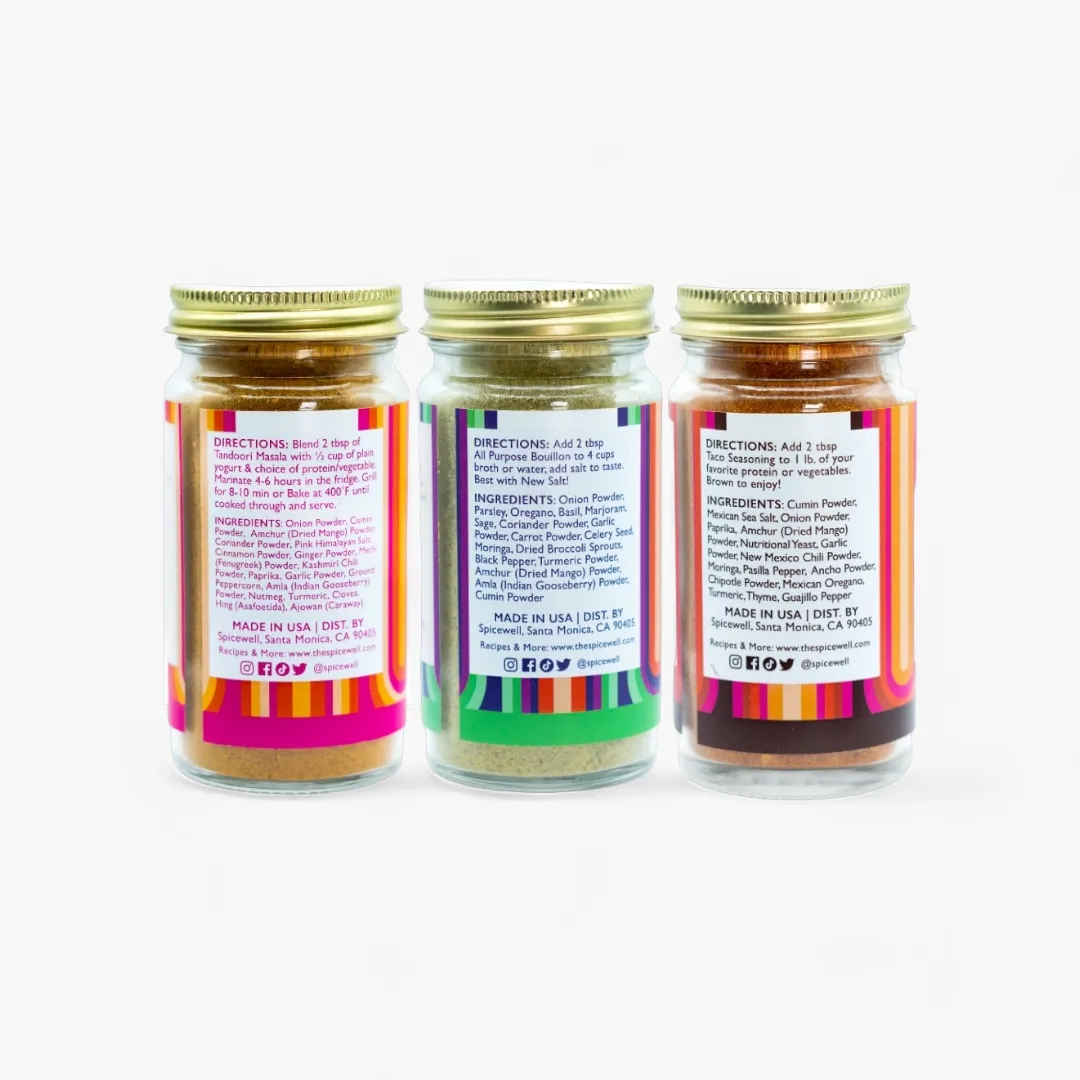 Spicewell Superfood Seasoning Trio