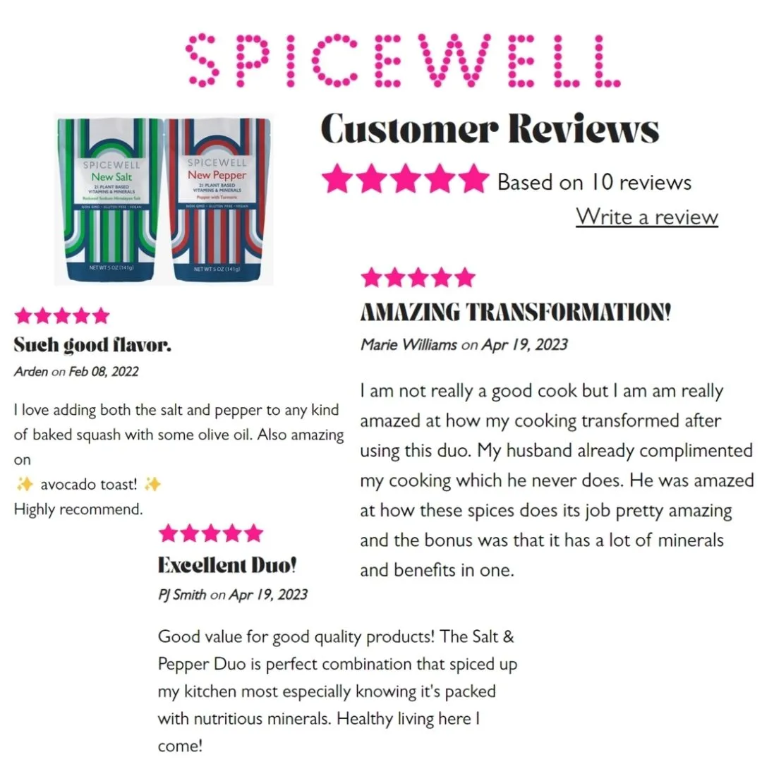 Superfood Salt & Pepper Gift Set
