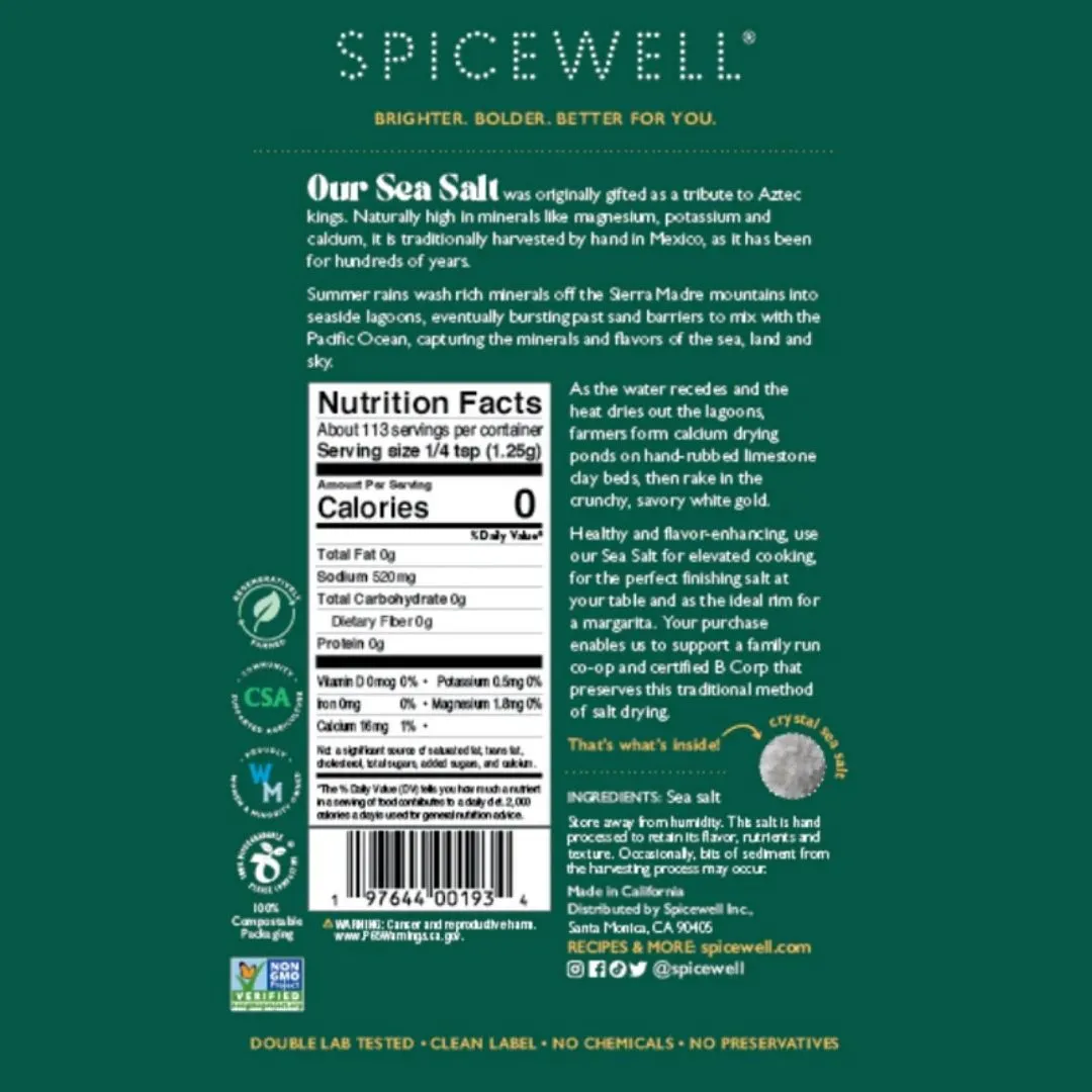 Sustainable Sea Salt Pouch