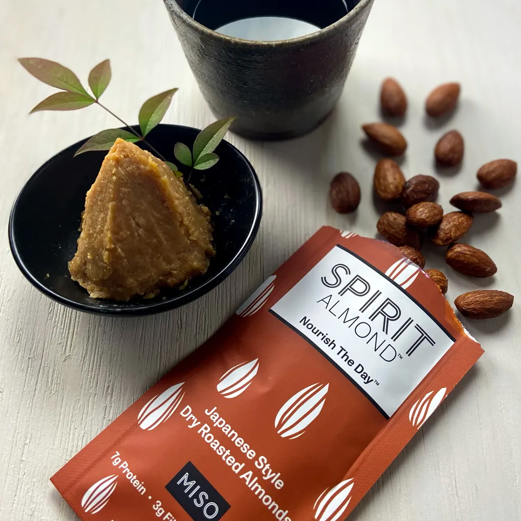 Miso Almonds -- Retail Display Case of 12