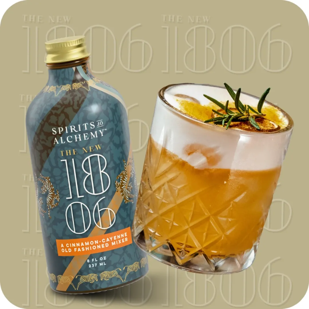 The New 1806 Spicy | Old Fashioned Cocktail Mixer | Gift