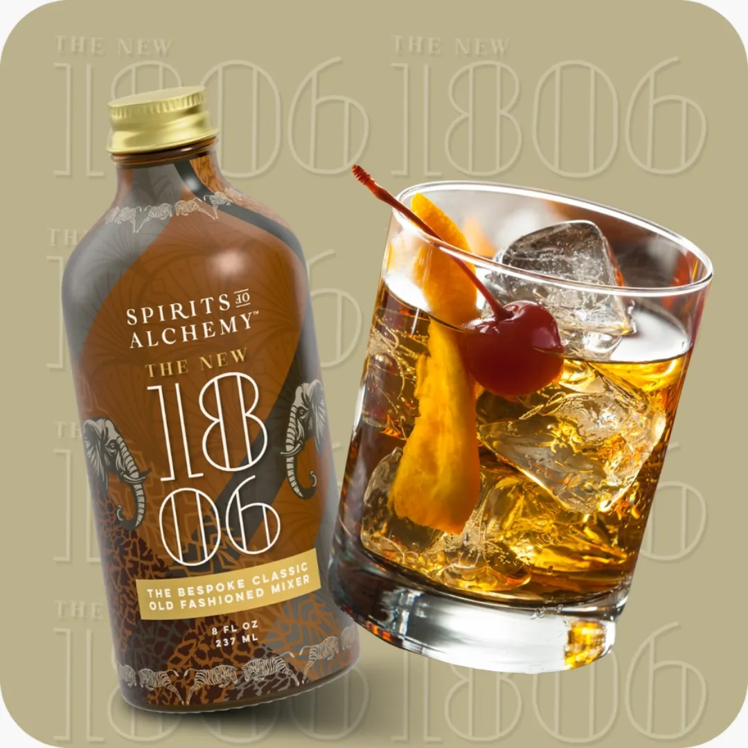 The New 1806 | Classic Old Fashioned Cocktail Mixer | Gift