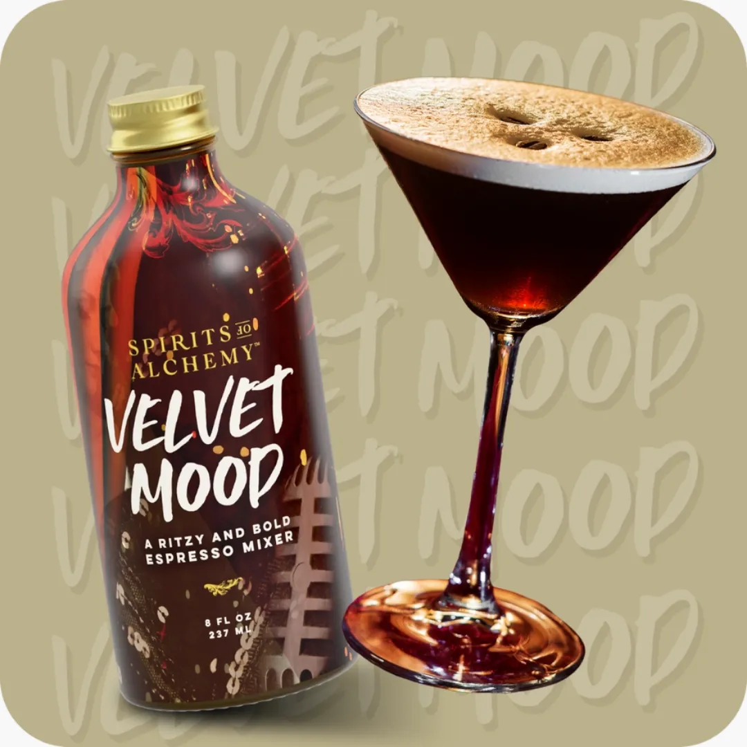 Velvet Mood Cocktail Mixer | Espresso Martini | Mocktail Mix