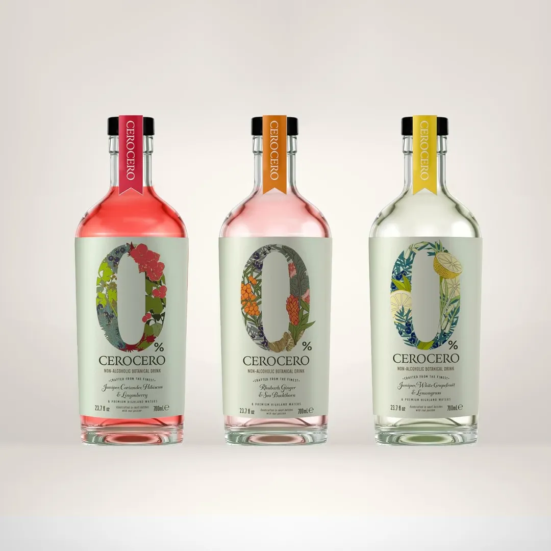 CeroCero - Hibiscus & Lingonberry (0.0% ABV Gin)