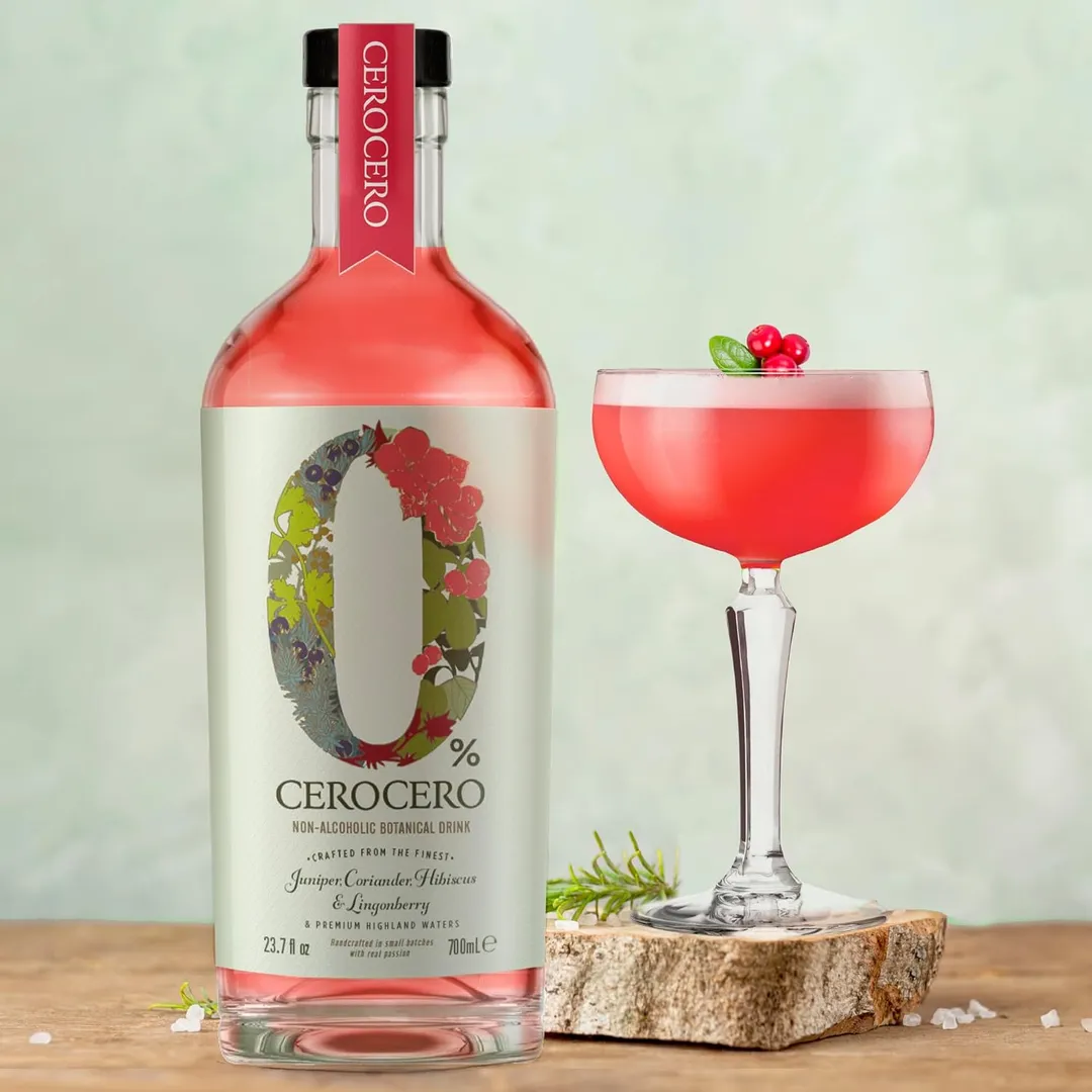 CeroCero - Hibiscus & Lingonberry (0.0% ABV Gin)